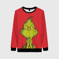 Женский свитшот 3D Grinch