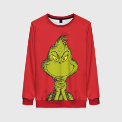 Женский свитшот 3D Grinch