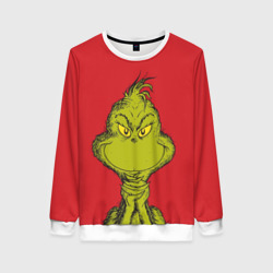 Женский свитшот 3D Grinch