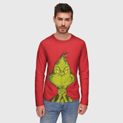 Мужской лонгслив 3D Grinch - фото 2