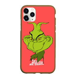 Чехол для iPhone 11 Pro Max матовый Mr. Grinch