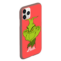 Чехол для iPhone 11 Pro Max матовый Mr. Grinch - фото 2