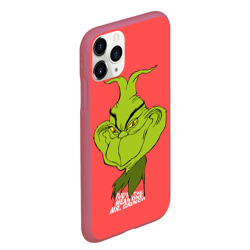 Чехол для iPhone 11 Pro Max матовый Mr. Grinch - фото 2