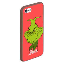 Чехол для iPhone 5/5S матовый Mr. Grinch - фото 2