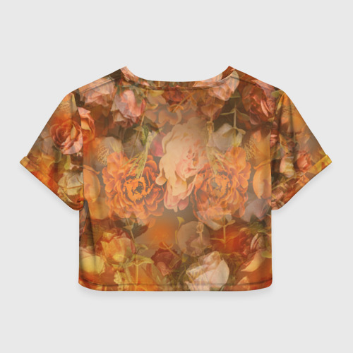 Женская футболка Crop-top 3D Lil Peep rose - фото 2