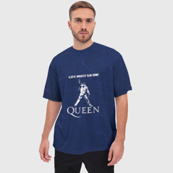 Мужская футболка oversize 3D Queen - фото 2
