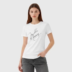 Женская футболка хлопок Автограф Фредди Меркьюри - фото 2