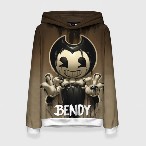 Женская толстовка 3D Bendy, цвет 3D печать