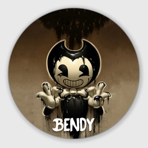 Круглый коврик для мышки Bendy