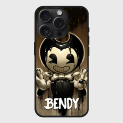 Чехол силиконовый для Apple iPhone 15 Pro матовый Bendy
