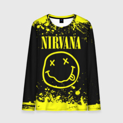 Мужской лонгслив 3D Nirvana