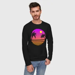 Мужской лонгслив хлопок Tequila Sunset - фото 2