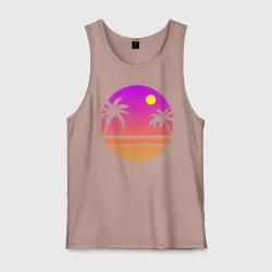 Мужская майка хлопок Tequila Sunset