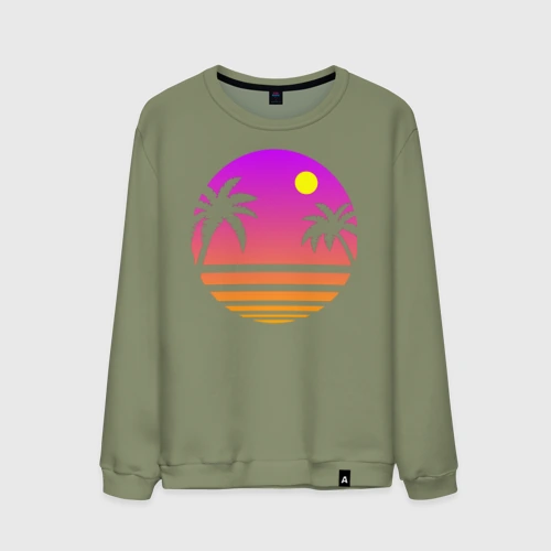 Мужской свитшот хлопок Tequila Sunset