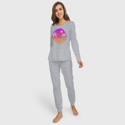 Женская пижама с лонгсливом хлопок Tequila Sunset - фото 2