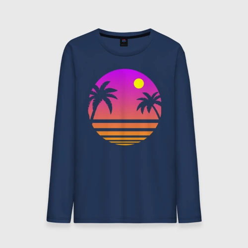 Мужской лонгслив хлопок Tequila Sunset
