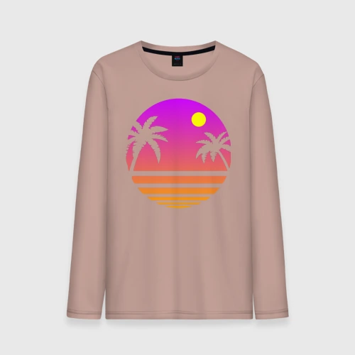 Мужской лонгслив хлопок Tequila Sunset
