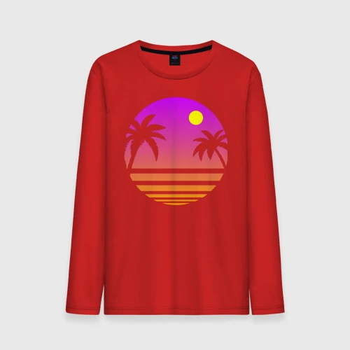 Мужской лонгслив хлопок Tequila Sunset