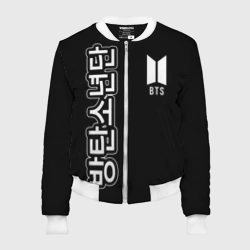 Женский бомбер 3D BTS
