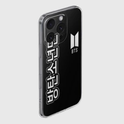 Чехол для iPhone 16 Pro Max силиконовый с защитой камеры BTS - фото 2