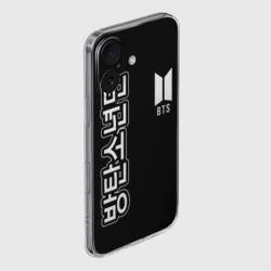 Чехол для iPhone 16 силиконовый с защитой камеры BTS - фото 2