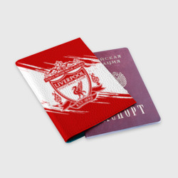Обложка для паспорта матовая кожа Ливерпуль - фото 2
