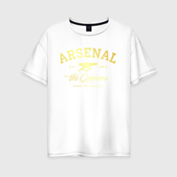 Женская футболка хлопок Oversize Арсенал