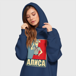 Платье-худи хлопок Бесконечное лето. Алиса - фото 2