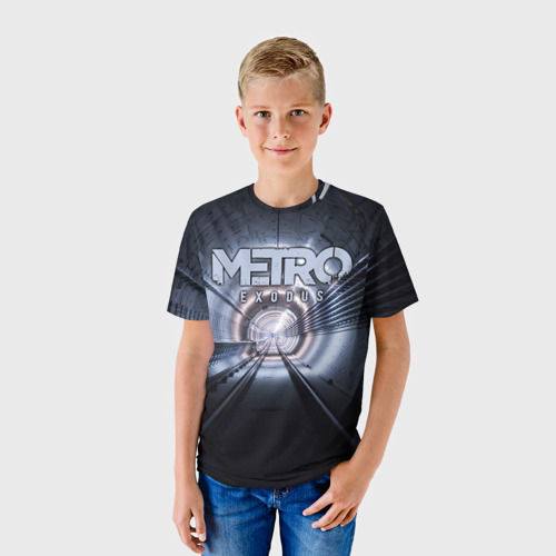 Детская футболка 3D Metro Exodus, цвет 3D печать - фото 3