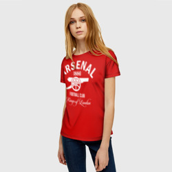 Женская футболка 3D Арсенал - фото 2