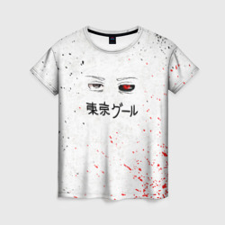 Женская футболка 3D Токийский гуль