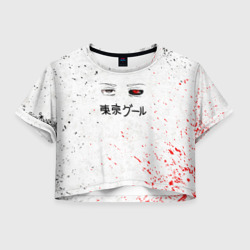 Женская футболка Crop-top 3D Токийский гуль