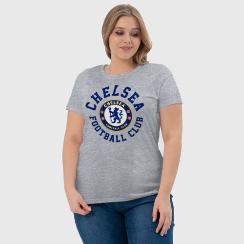 Женская футболка хлопок с принтом Челси, фото #4