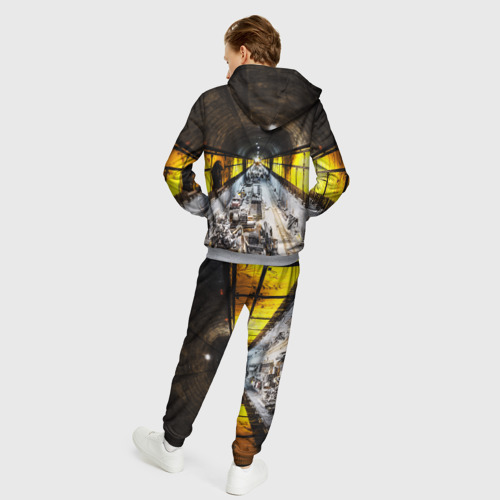 Мужской костюм с толстовкой 3D Metro Exodus exclusive, цвет меланж - фото 4