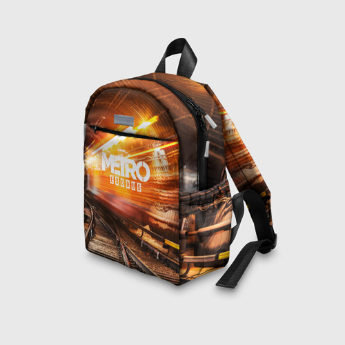 Детский рюкзак 3D с принтом Metro Exodus, вид сбоку #3