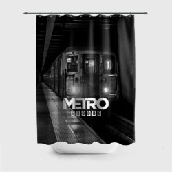 Штора 3D для ванной Metro