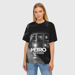 Женская футболка oversize 3D Metro - фото 2