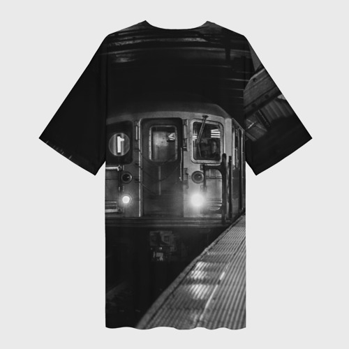 Платье-футболка 3D Metro, цвет 3D печать - фото 2
