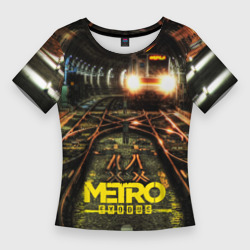 Женская футболка 3D Slim Metro Exodus