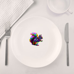 Набор: тарелка + кружка Белочка - фото 2