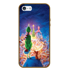 Чехол для iPhone 5/5S матовый Dr. Seuss' The Grinch