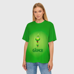 Женская футболка oversize 3D Dr. Seuss' The Grinch - фото 2