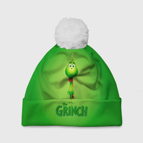 Шапка 3D c помпоном Dr. Seuss' The Grinch, цвет 3D печать