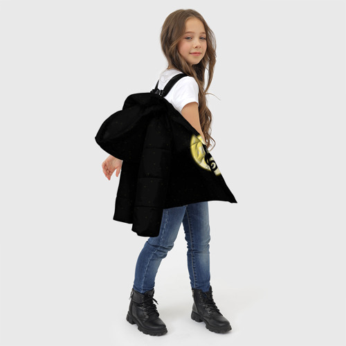 Зимняя куртка для девочек 3D Michael Jackson, цвет светло-серый - фото 6