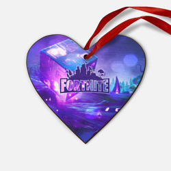 Деревянная игрушка Сердце Fortnite