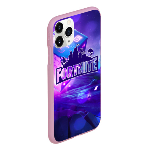 Чехол для iPhone 11 Pro Max матовый Fortnite, цвет розовый - фото 3