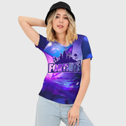 Женская футболка 3D Slim Fortnite - фото 2