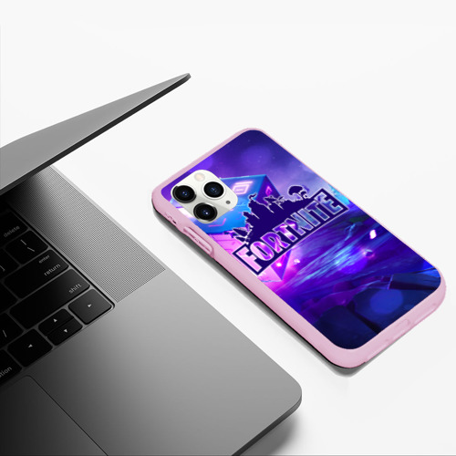 Чехол для iPhone 11 Pro Max матовый Fortnite, цвет розовый - фото 5