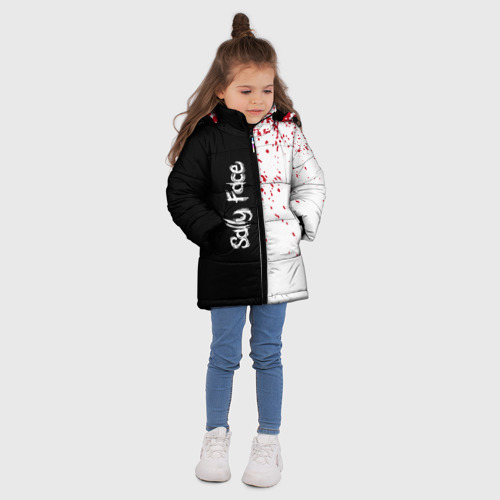 Зимняя куртка для девочек 3D Sally Face, цвет черный - фото 5