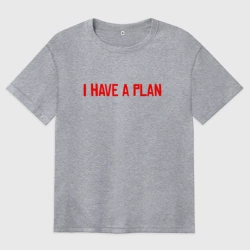 Женская футболка хлопок Oversize RDR2 У меня есть план сзади